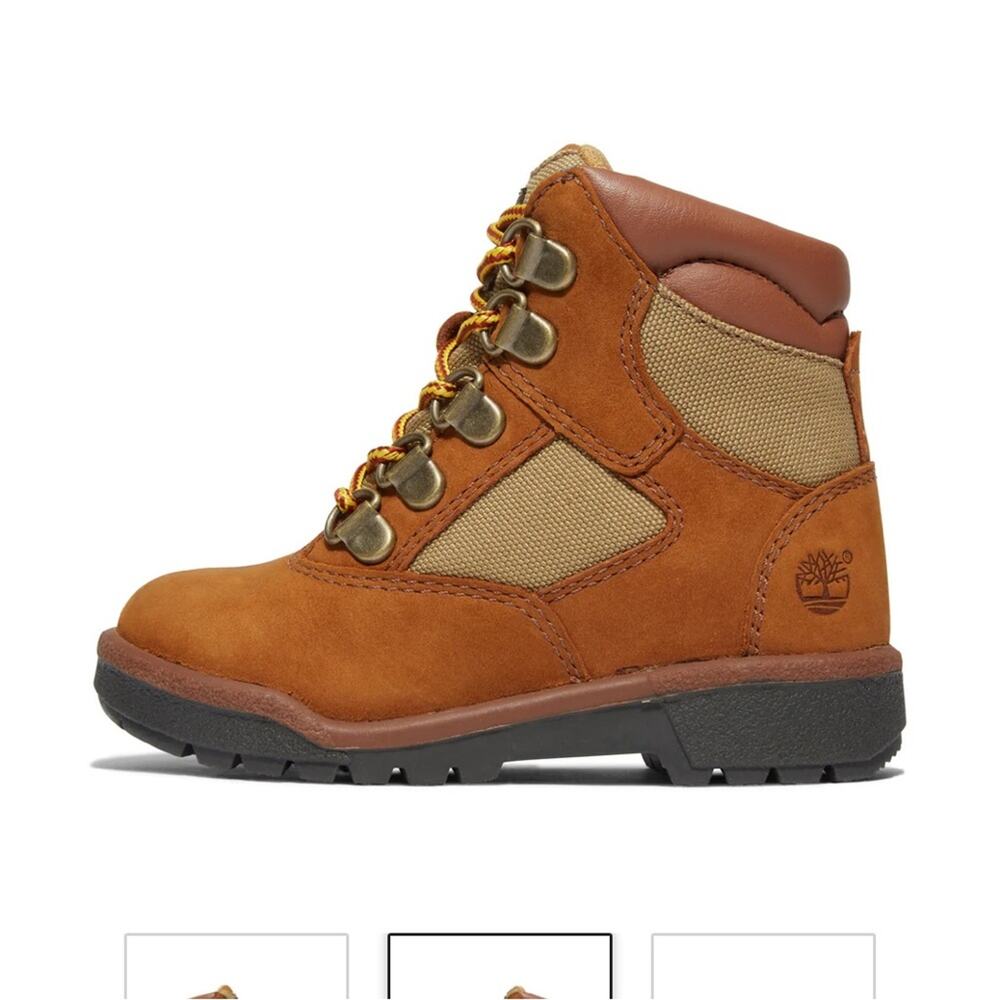 Timberland Baby Brown and Tan Hiking Boots - Picture 2 of 3